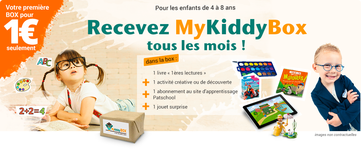 Recevez votre Kiddy Box